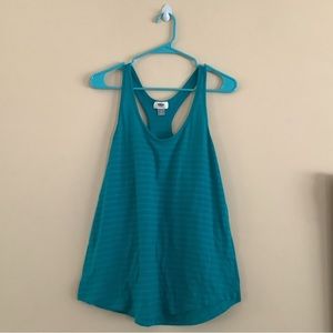 Teal Flowy Tank Top